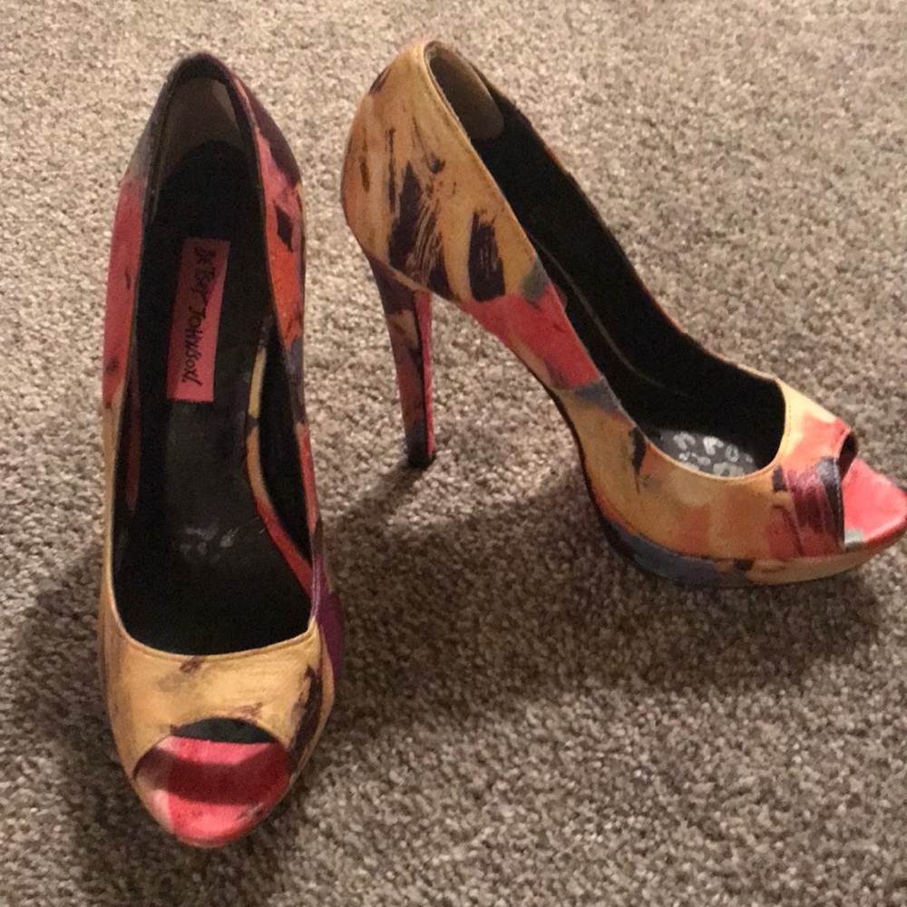 Betsy Johnson heels worn once